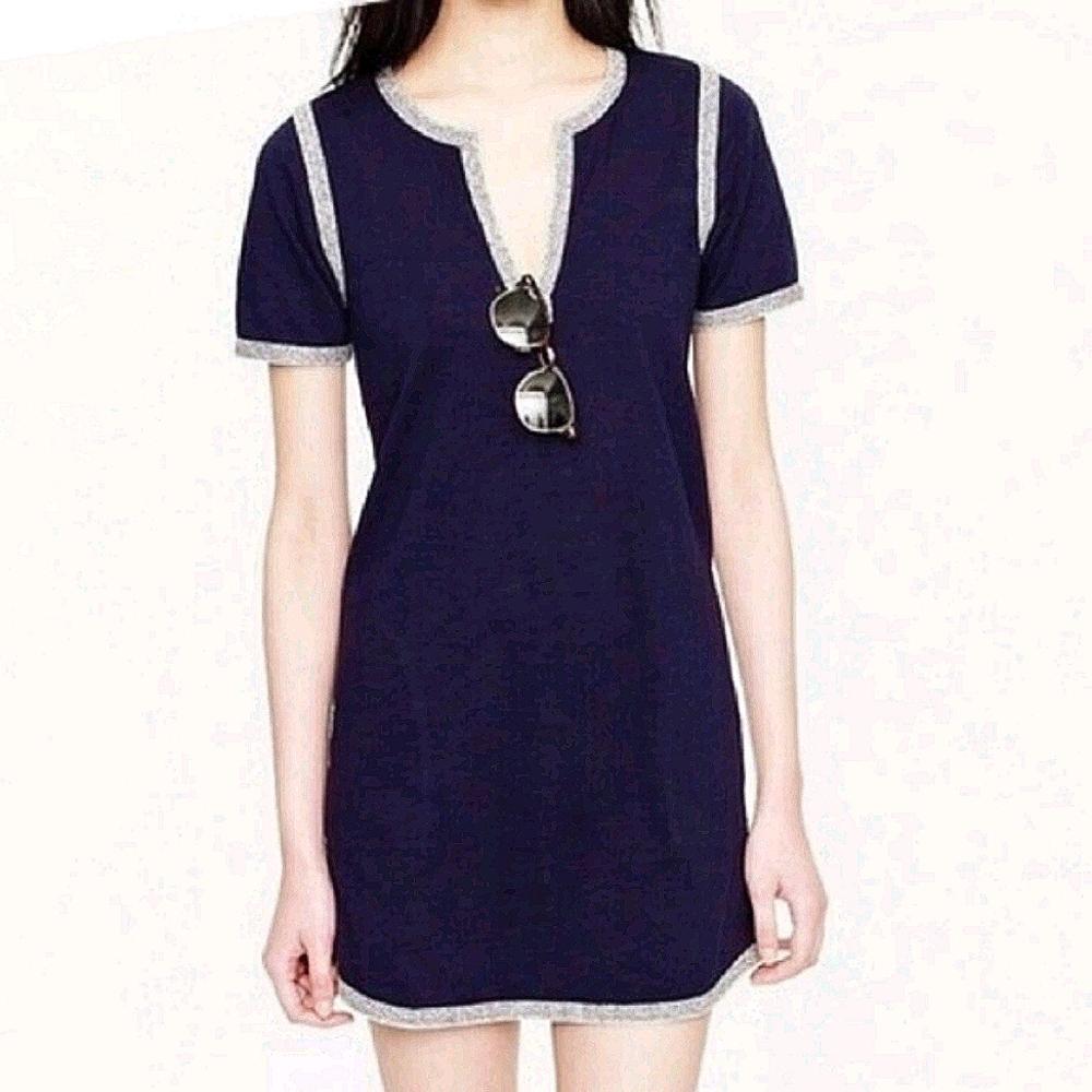 J.Crew Marled Trim Tunic Dress